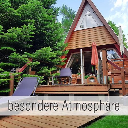 Huette41: Ganze Huette Nah Am See Mit Privatem Whirlpool, Sauna. Umzaeunt. Вальдкірхен Екстер'єр фото
